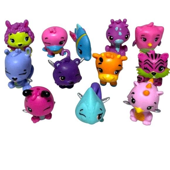 Hatchimals lot of 12 Colleggtibles Collectible Figures Small Tiny Animals Pets - Picture 1 of 14